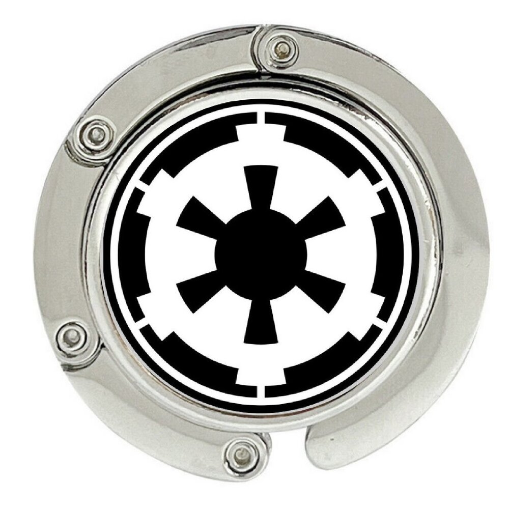 Star Wars Imperial Crest Purse Hanger Foldable Hook Handbag Table Bag Holder